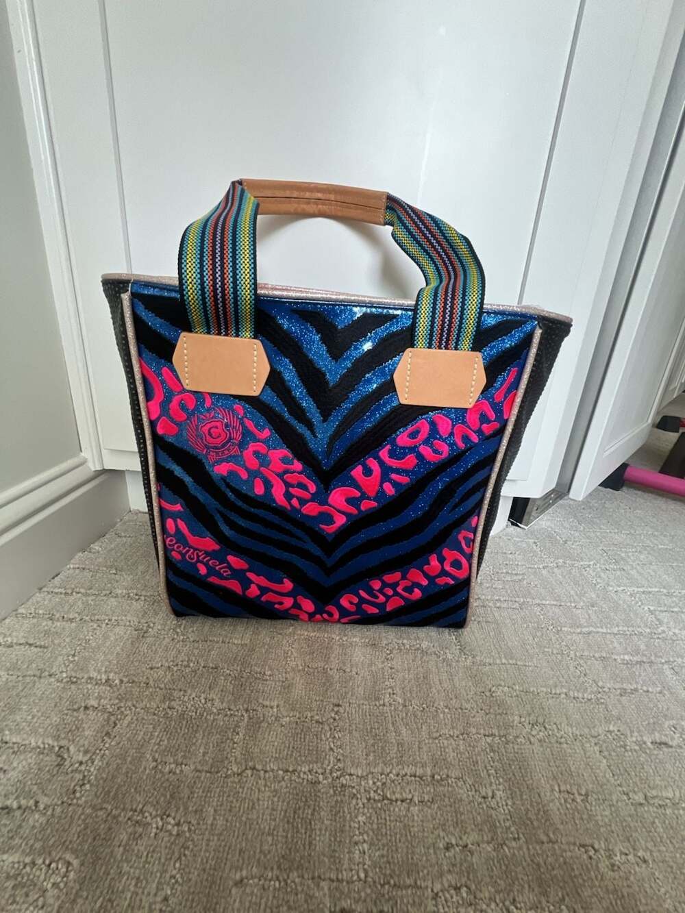 Consuela Chica Classic Tote - Noah Multi-Color Zebra and Leopard Print